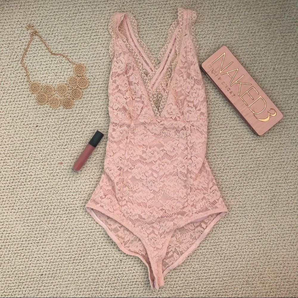 Strappy Lace Bodysuit